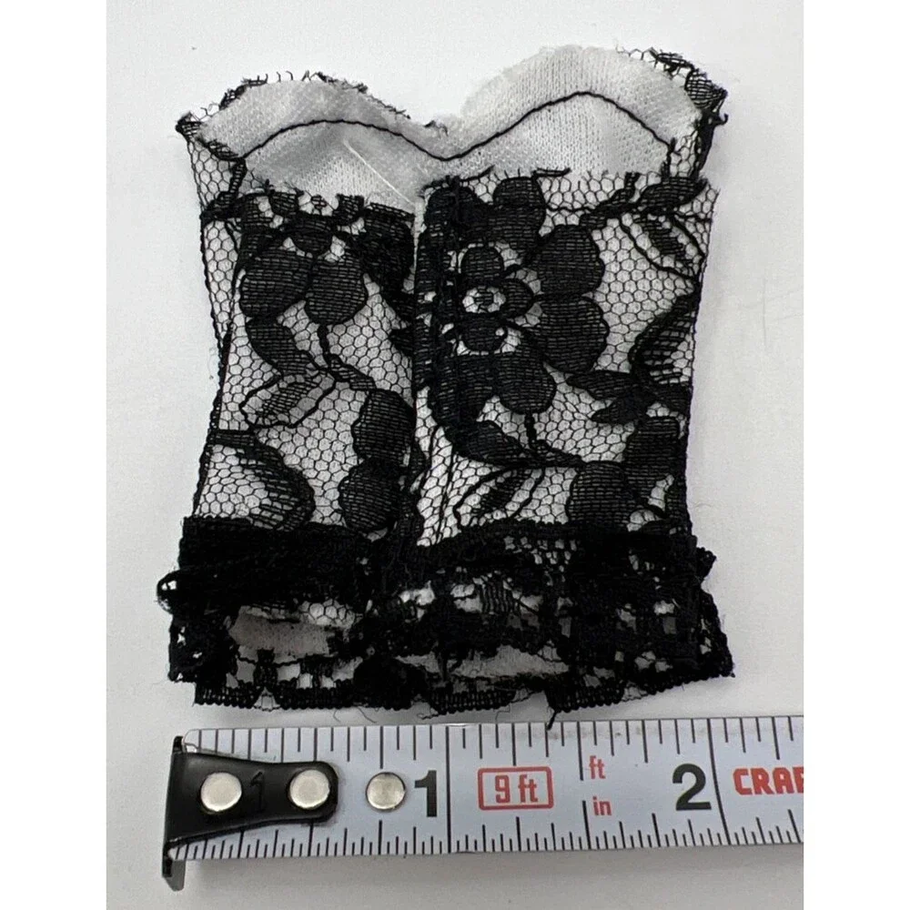 Vintage Barbie Lot of 6 Black/White: Black Lace Lingerie Outfits, Plus More!